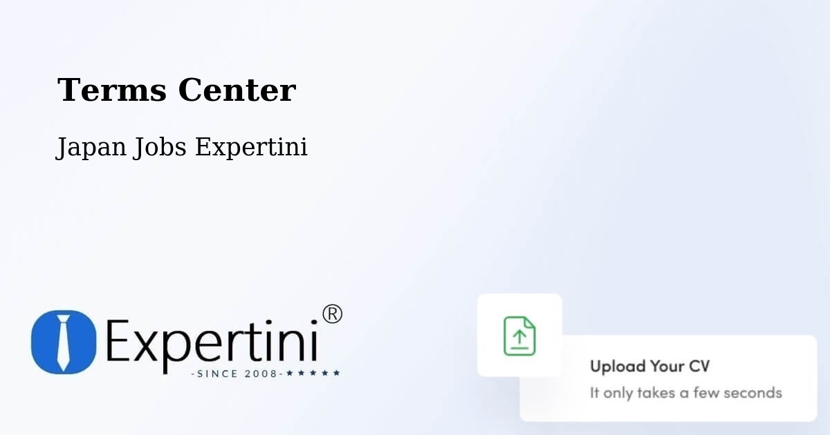 Terms of Service – Ushiku - Japan Jobs Expertini